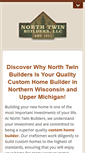 Mobile Screenshot of northtwinbuilders.com